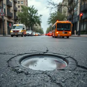 IA é usada para encontrar buracos de rua
