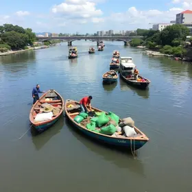 limpeza do Pinheiros
