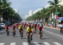 corrida de bicicleta
