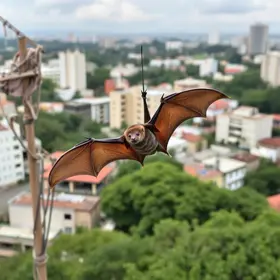 raiva em morcegos