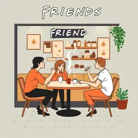 café temático Friends