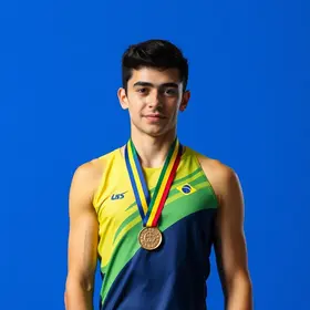 Caio Souza ginástica artística título