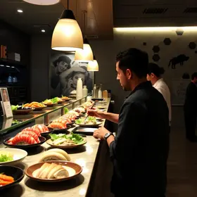 sushi em pé