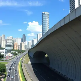 túnel na Faria Lima