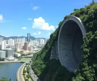 túneis gigantes sob o Rio Pinheiros