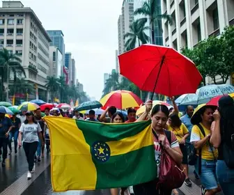 ato de mobilização Lula